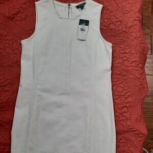 Lauren Ralph Lauren White Denim Dress size 4